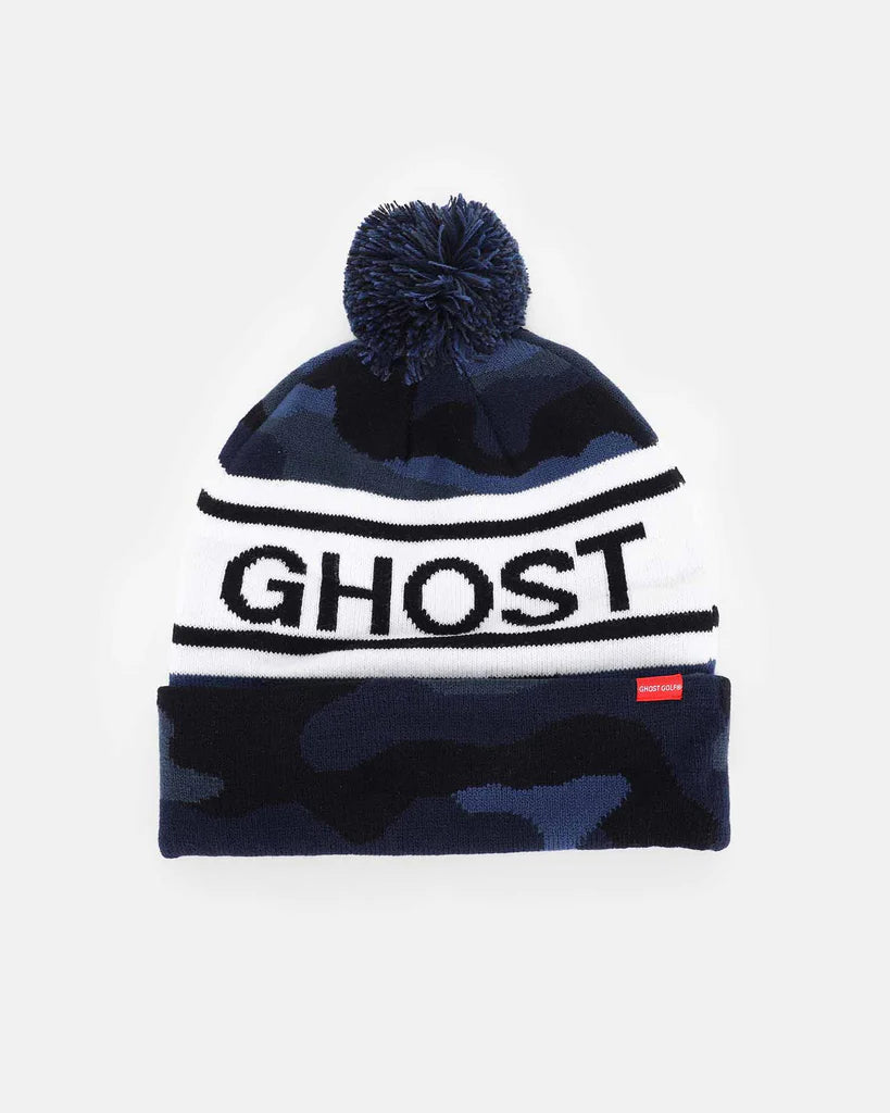 GHOST CAMO POM BEANIE