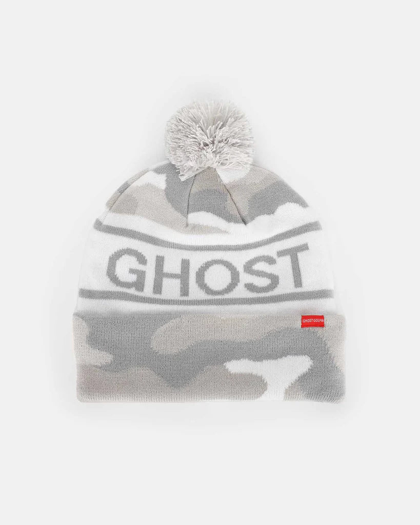 GHOST CAMO POM BEANIE