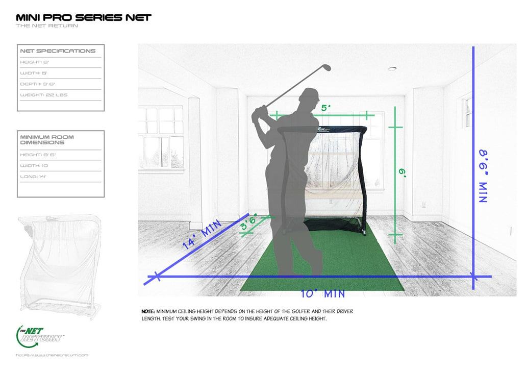 Mini Pro Series - 5'w x 6' h