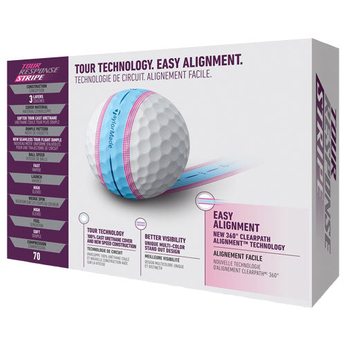 TaylorMade Tour Response Stripe Golf Balls