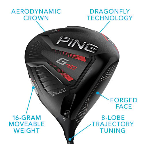 PING Men's G410 Plus Golf Driver