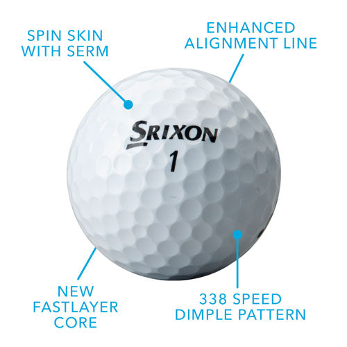 Srixon Q-Star 6 Personalized White Golf Ball