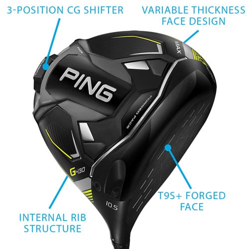 PING Men's G430 MAX Driver