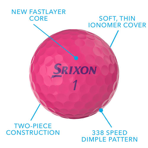 Srixon Soft Feel Lady 8 Golf Balls