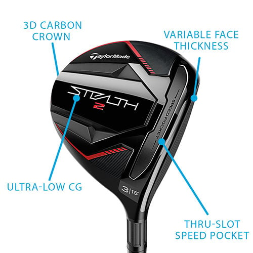 TaylorMade Men's Stealth 2 Steel Fairway