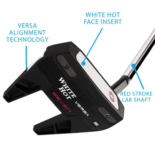 Odyssey 2023 White Hot Versa Seven S Putter