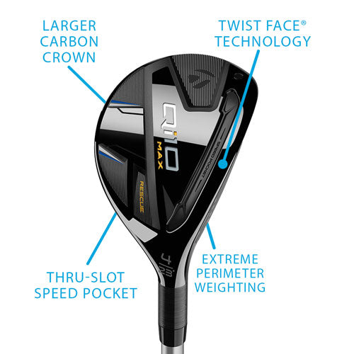 TaylorMade Men's Qi10 MAX Rescue Hybrid