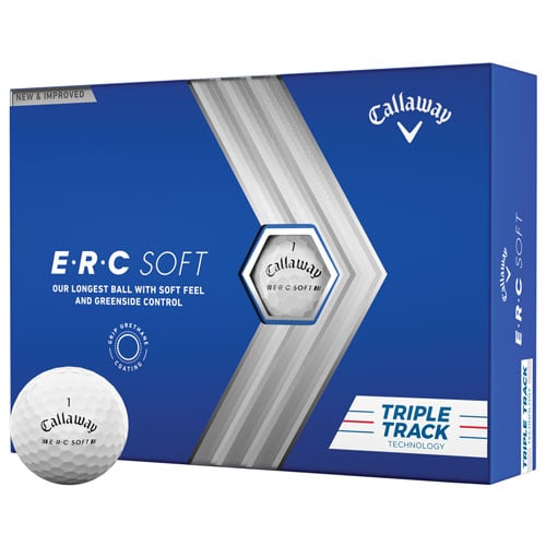 Callaway 2023 ERC Soft Triple Track White Golf Balls