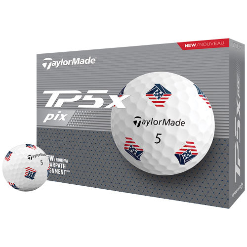 TaylorMade 2024 TP5x Pix 3.0 USA Golf Ball