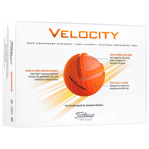 Titleist 2024 Velocity Matte Finish Golf Ball