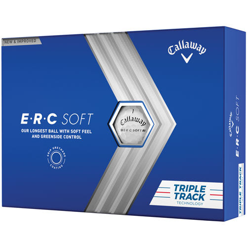 Callaway 2023 ERC Soft Triple Track White Golf Balls