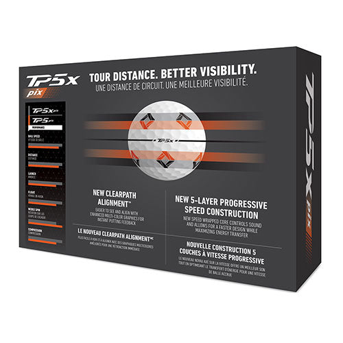 TaylorMade 2024 TP5x pix 3.0 Golf Ball