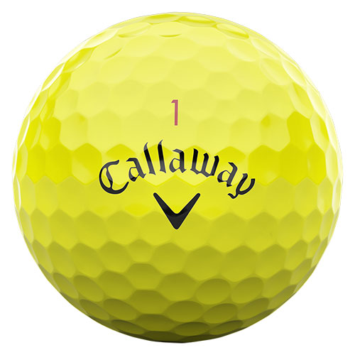 Callaway 2024 Chrome Tour X Yellow Golf Ball