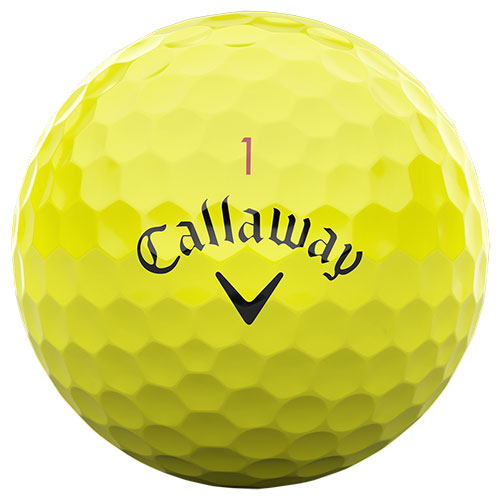 Callaway 2024 Chrome Tour Yellow Golf Ball