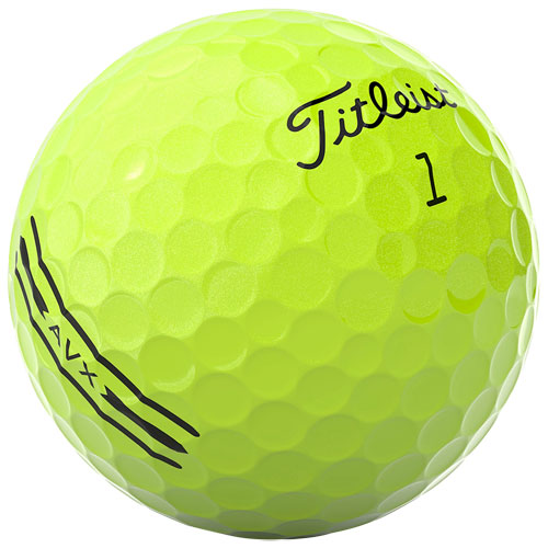 Titleist 2024 AVX Personalized Yellow Golf Ball