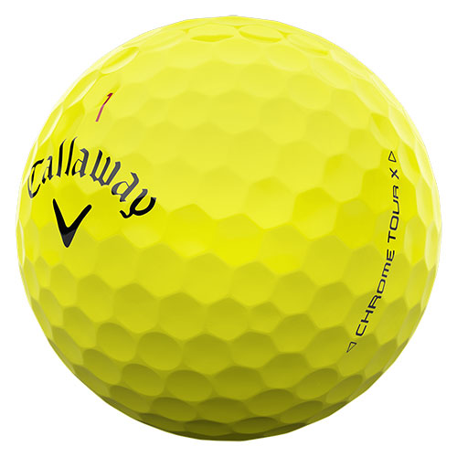 Callaway 2024 Chrome Tour X Yellow Golf Ball