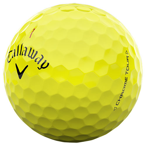 Callaway 2024 Chrome Tour Yellow Golf Ball