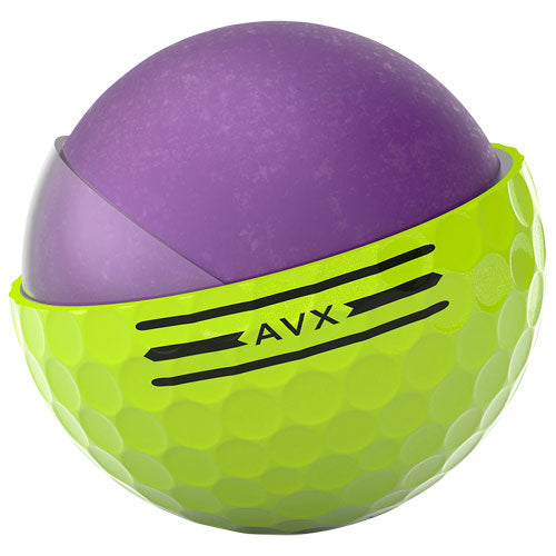 Titleist 2024 AVX Personalized Yellow Golf Ball