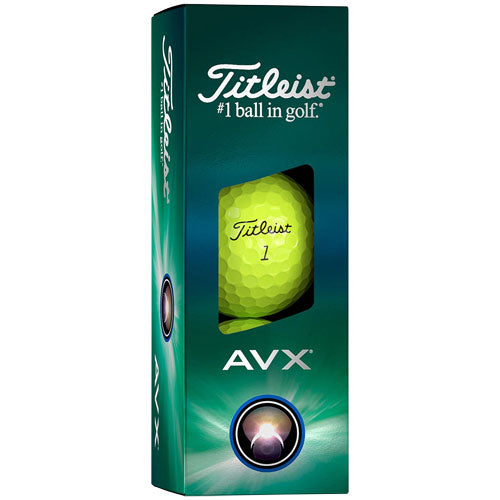 Titleist 2024 AVX Personalized Yellow Golf Ball