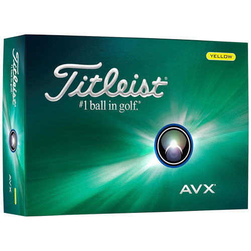 Titleist 2024 AVX Personalized Yellow Golf Ball