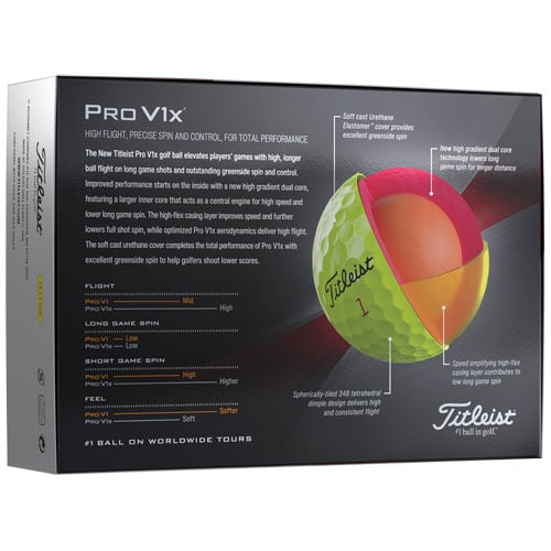 Titleist Pro V1x Personalized White Golf Balls